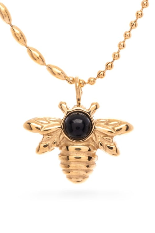 Petite Queen Bee Pendant Necklace