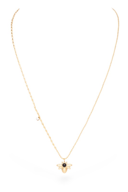 Petite Queen Bee Pendant Necklace