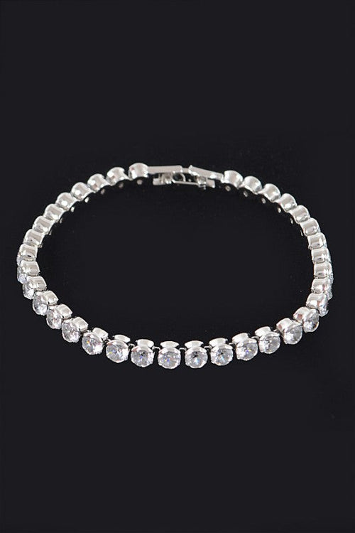 Cubic Zirconia Tennis Bracelet